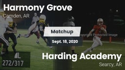 Matchup: Harmony Grove vs. Harding Academy  2020