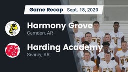 Recap: Harmony Grove  vs. Harding Academy  2020