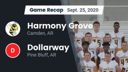 Recap: Harmony Grove  vs. Dollarway  2020