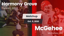 Matchup: Harmony Grove vs. McGehee  2020