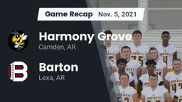 Recap: Harmony Grove  vs. Barton  2021