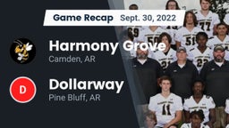Recap: Harmony Grove  vs. Dollarway  2022