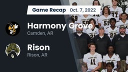 Recap: Harmony Grove  vs. Rison  2022