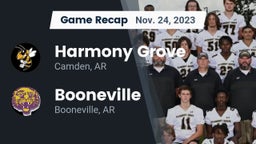 Recap: Harmony Grove  vs. Booneville  2023