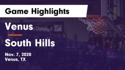 Venus  vs South Hills  Game Highlights - Nov. 7, 2020