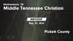 Matchup: Middle Tennessee Chr vs. Pickett County 2016