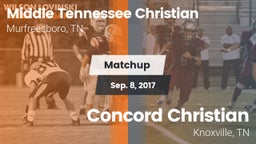 Matchup: Middle Tennessee Chr vs. Concord Christian  2017