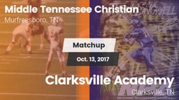 Matchup: Middle Tennessee Chr vs. Clarksville Academy 2017