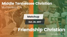 Matchup: Middle Tennessee Chr vs. Friendship Christian  2017
