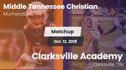 Matchup: Middle Tennessee Chr vs. Clarksville Academy 2018