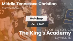 Matchup: Middle Tennessee Chr vs. The King's Academy 2020