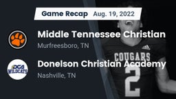 Recap: Middle Tennessee Christian vs. Donelson Christian Academy  2022