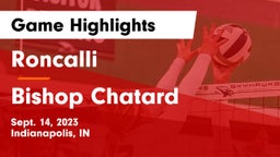 Roncalli  vs Bishop Chatard  Game Highlights - Sept. 14, 2023