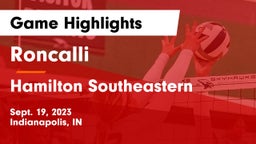 Roncalli  vs Hamilton Southeastern  Game Highlights - Sept. 19, 2023