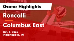 Roncalli  vs Columbus East  Game Highlights - Oct. 5, 2023