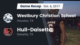 Recap: Westbury Christian School vs. Hull-Daisetta  2017