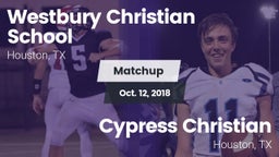 Matchup: Westbury Christian vs. Cypress Christian  2018