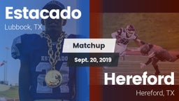 Matchup: Estacado  vs. Hereford  2019