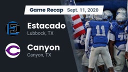 Recap: Estacado  vs. Canyon  2020