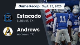 Recap: Estacado  vs. Andrews  2020