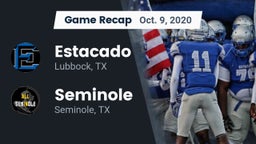 Recap: Estacado  vs. Seminole  2020