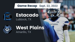 Recap: Estacado  vs. West Plains  2022