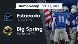 Recap: Estacado  vs. Big Spring  2022