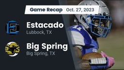 Recap: Estacado  vs. Big Spring  2023