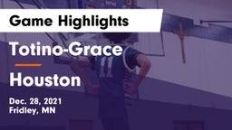 Totino-Grace  vs Houston  Game Highlights - Dec. 28, 2021