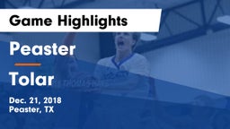 Peaster  vs Tolar  Game Highlights - Dec. 21, 2018