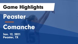 Peaster  vs Comanche  Game Highlights - Jan. 12, 2021