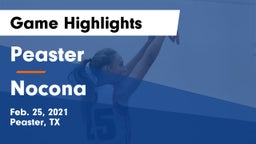 Peaster  vs Nocona  Game Highlights - Feb. 25, 2021