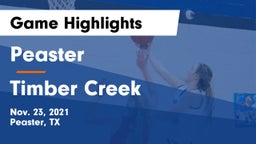 Peaster  vs Timber Creek  Game Highlights - Nov. 23, 2021
