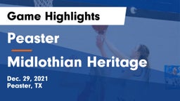 Peaster  vs Midlothian Heritage  Game Highlights - Dec. 29, 2021