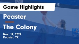 Peaster  vs The Colony  Game Highlights - Nov. 19, 2022