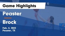 Peaster  vs Brock  Game Highlights - Feb. 4, 2023