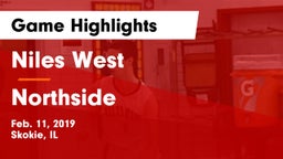 Niles West  vs Northside Game Highlights - Feb. 11, 2019