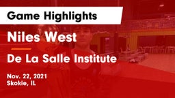 Niles West  vs De La Salle Institute Game Highlights - Nov. 22, 2021