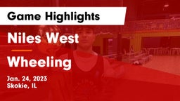 Niles West  vs Wheeling  Game Highlights - Jan. 24, 2023