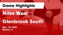 Niles West  vs Glenbrook South  Game Highlights - Dec. 18, 2023
