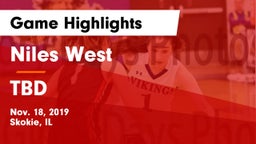 Niles West  vs TBD Game Highlights - Nov. 18, 2019