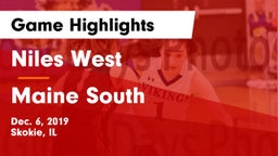 Niles West  vs Maine South  Game Highlights - Dec. 6, 2019