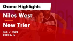Niles West  vs New Trier  Game Highlights - Feb. 7, 2020