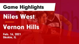 Niles West  vs Vernon Hills  Game Highlights - Feb. 16, 2021