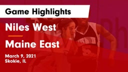 Niles West  vs Maine East  Game Highlights - March 9, 2021
