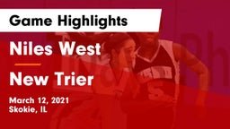 Niles West  vs New Trier  Game Highlights - March 12, 2021
