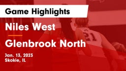 Niles West  vs Glenbrook North  Game Highlights - Jan. 13, 2023