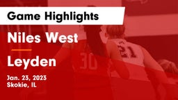 Niles West  vs Leyden  Game Highlights - Jan. 23, 2023