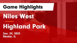 Niles West  vs Highland Park  Game Highlights - Jan. 24, 2023