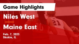 Niles West  vs Maine East  Game Highlights - Feb. 7, 2023
